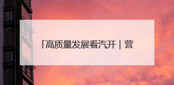 高质量发展看汽开｜营商环境“主引擎” 轰响高质量发展新赛道