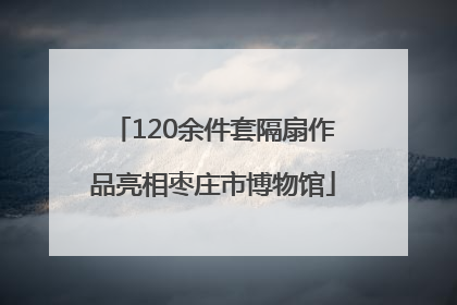 120余件套隔扇作品亮相枣庄市博物馆