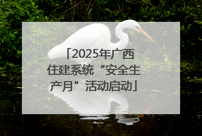 2025年广西住建系统“安全生产月”活动启动