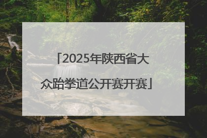 2025年陕西省大众跆拳道公开赛开赛