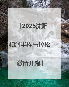 2025沈阳和河半程马拉松激情开跑