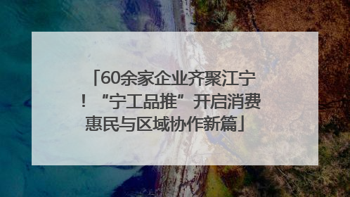 60余家企业齐聚江宁！“宁工品推”开启消费惠民与区域协作新篇