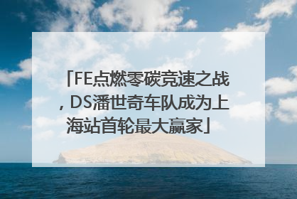 FE点燃零碳竞速之战，DS潘世奇车队成为上海站首轮最大赢家